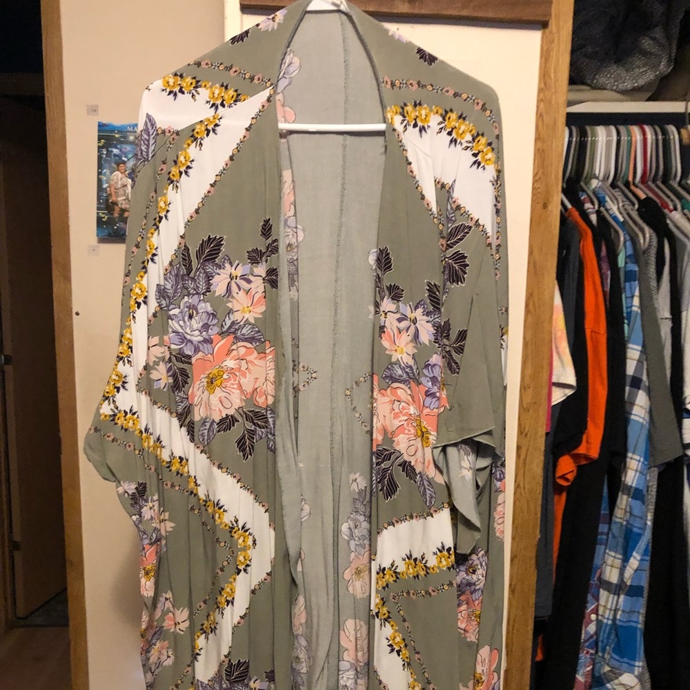 Maurice’s cardigan.